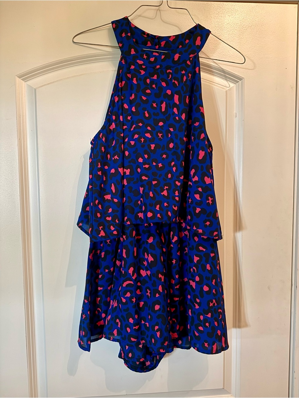 Cheetah print romper size medium